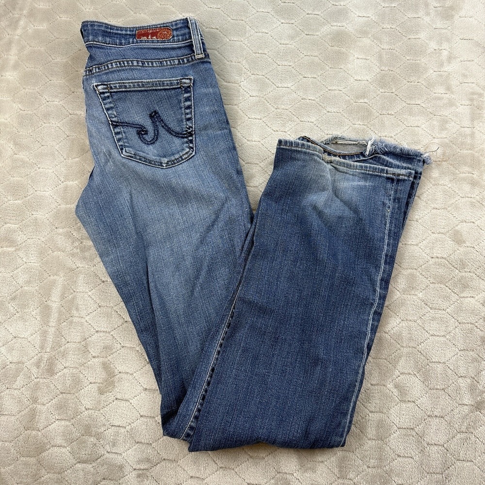 AG Adriano Goldschmied The Jessie Curvy Bootcut Women's Size 28R - Painted
